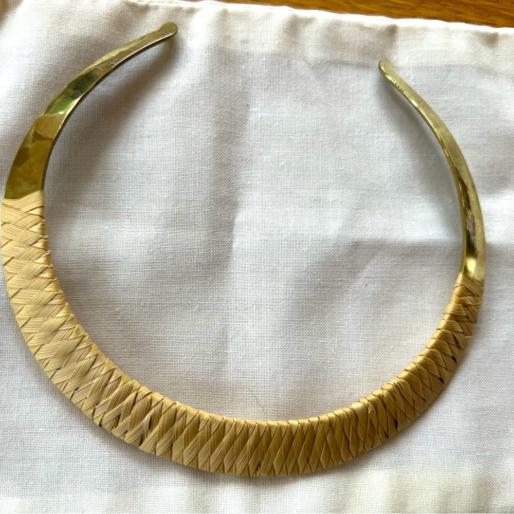 Crescioni Palm choker; NWT